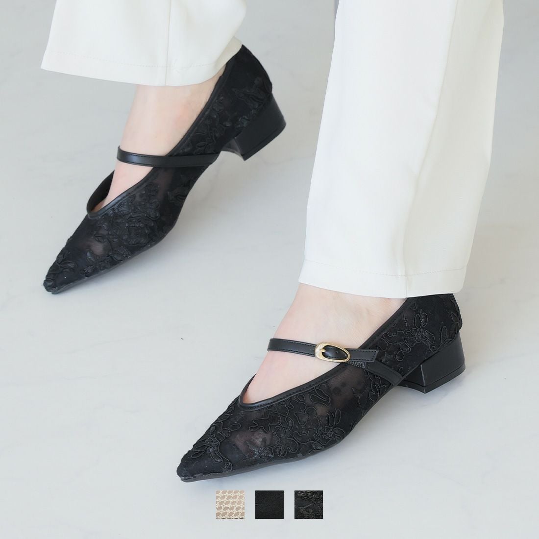 小物 Vivian_ シアーメリージェーンパンプス ｜靴・レディースシューズの通販なら