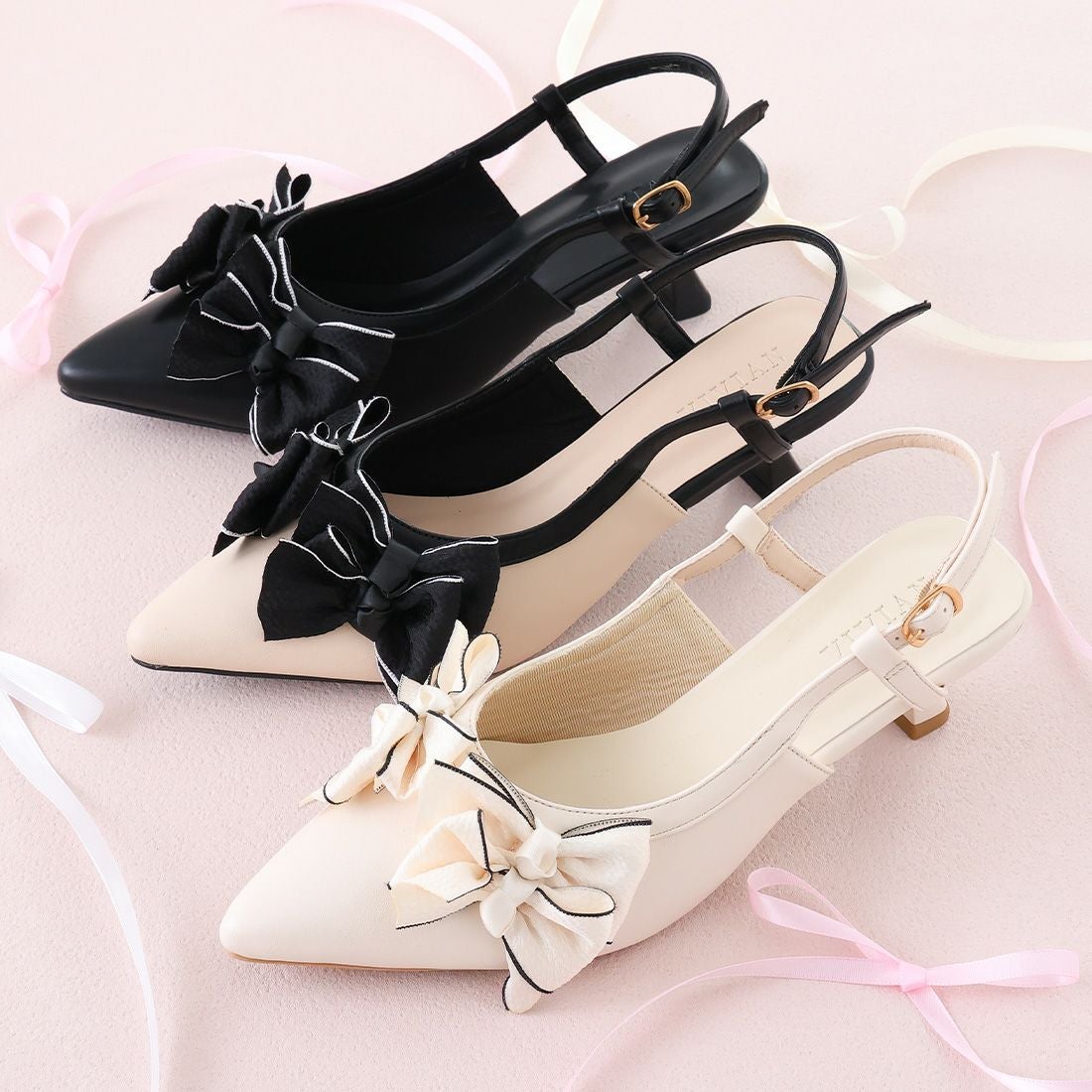 2026年春再販】ポインテッドトゥ5.5cmキレイめパンプス ｜靴