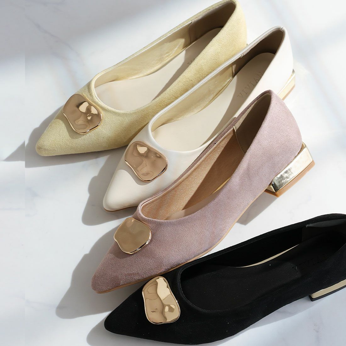 公式ストア/ZOZO限定】ポインテッドトゥシアースニーカーミュール ｜靴