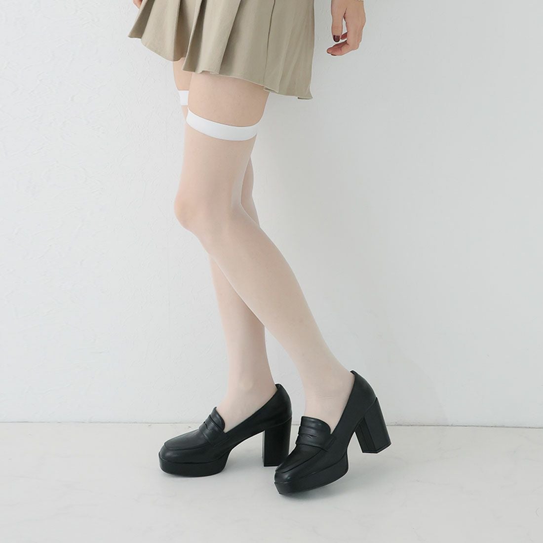 公式ストア/ZOZO限定】厚底プラットフォームローファーパンプス ｜靴