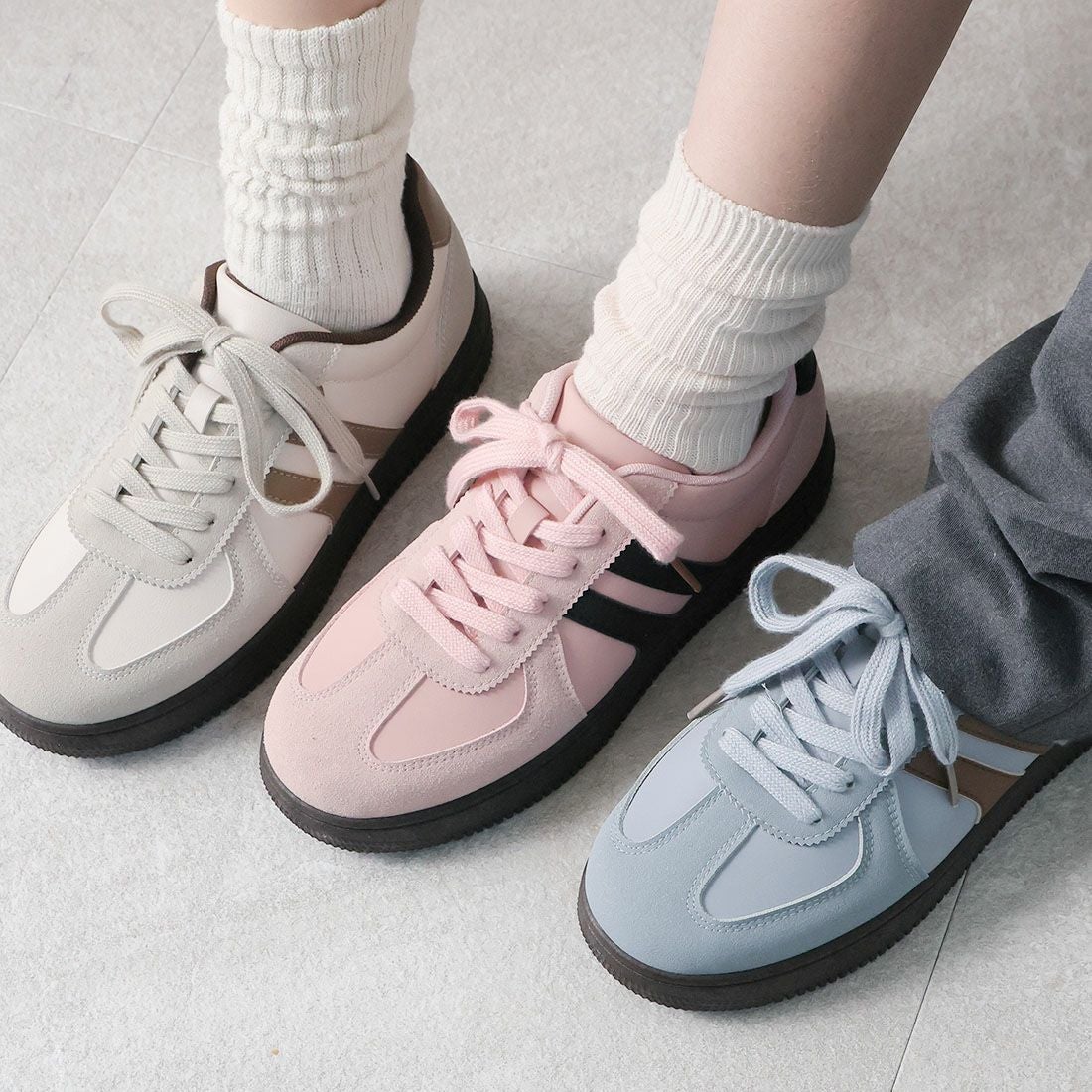 公式ストア/ZOZO限定】厚底トリプルリボンスニーカー ｜靴・レディース