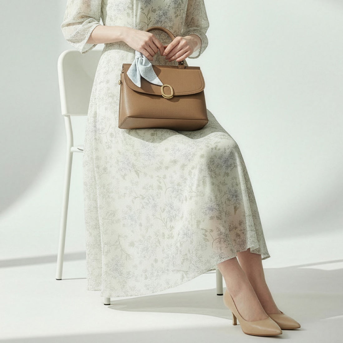 スカーフ付きフラップ2WAYバッグ ｜靴・レディースシューズの通販なら